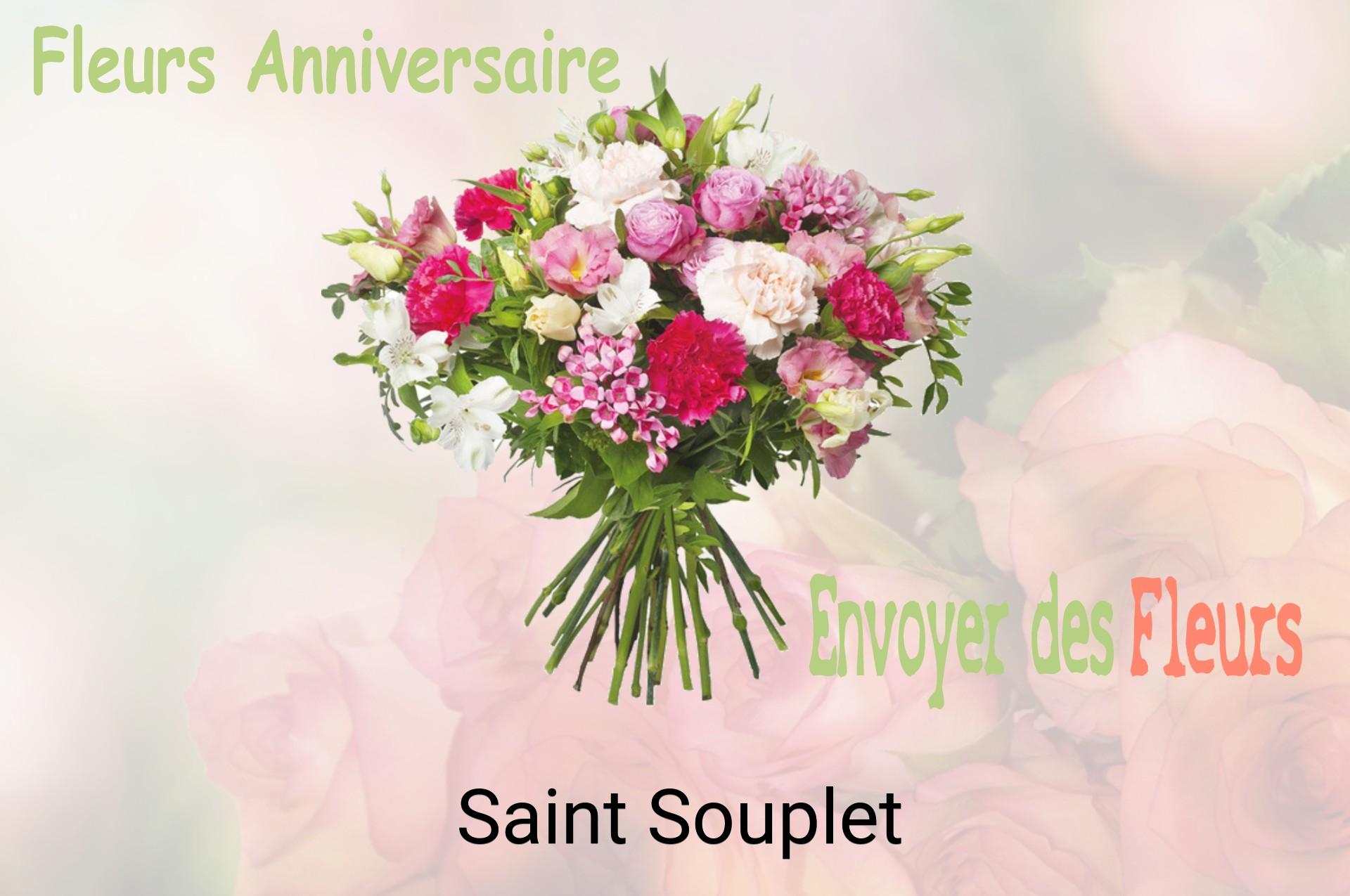 Bouquet de fleurs d’anniversaire livré à Saint-Souplet
