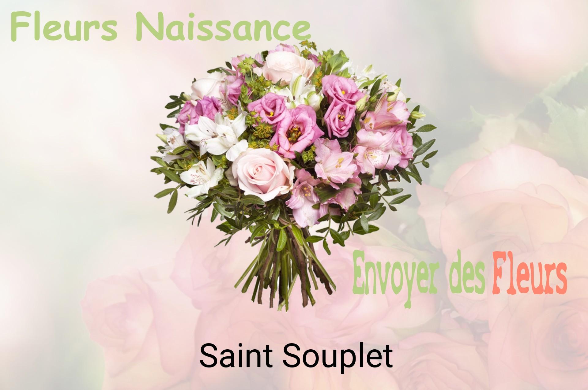 Bouquet de fleurs de naissance livré à Saint-Souplet
